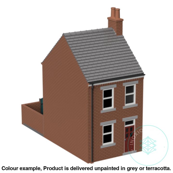 Fm004B – Terrace House Oo/Ho Scale Oo Building