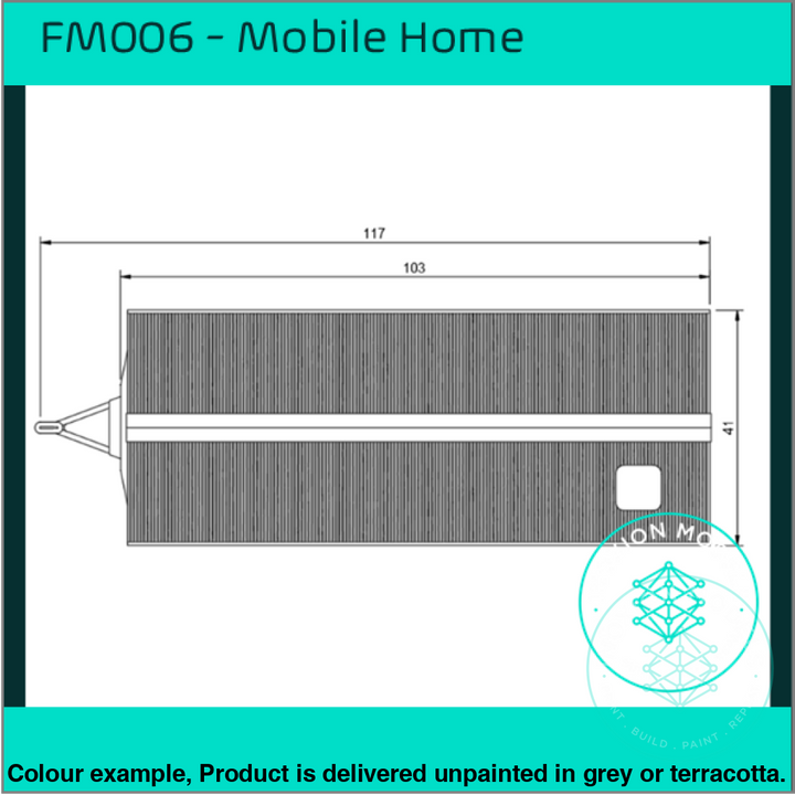 Fm006 – Mobile Home/Lorry Load Oo Scale Building