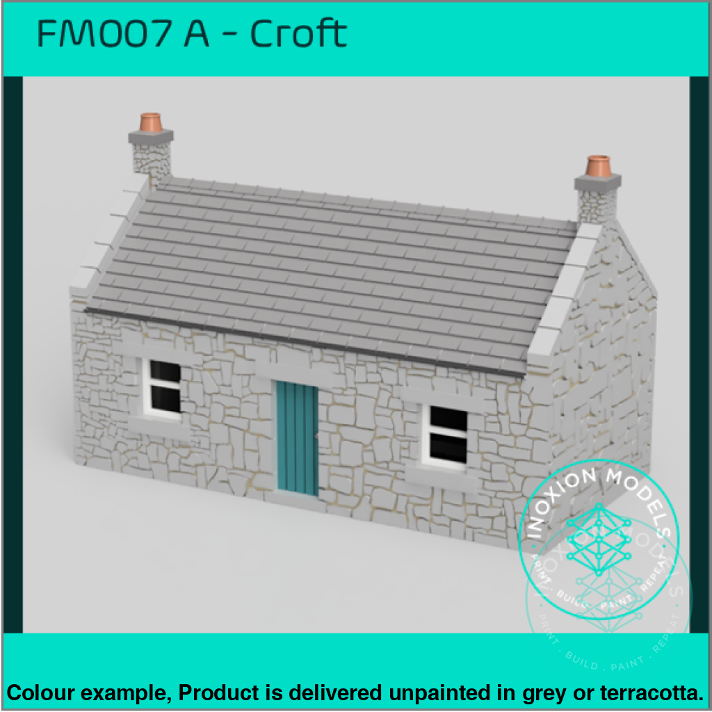 Fm007A – Croft House Oo/Ho Scale Oo Building