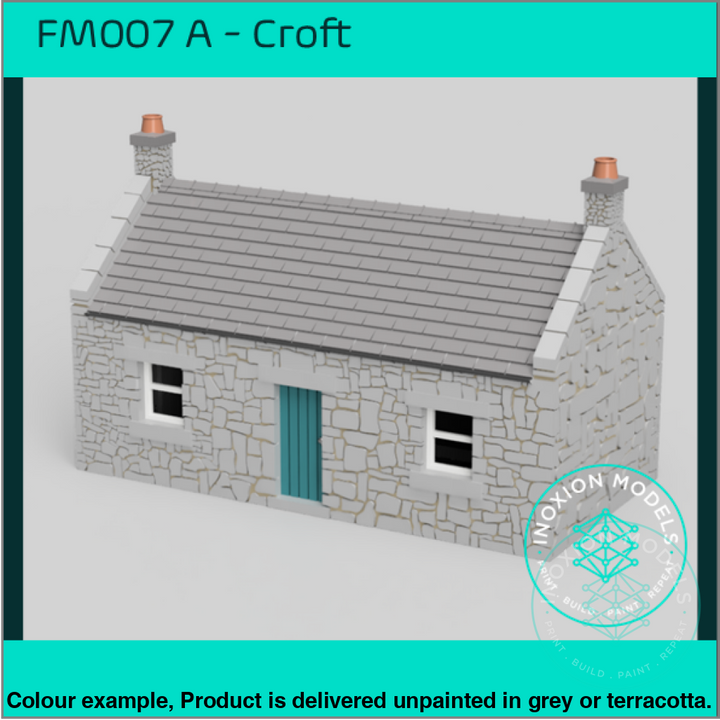 Fm007A – Croft House Oo/Ho Scale Oo Building