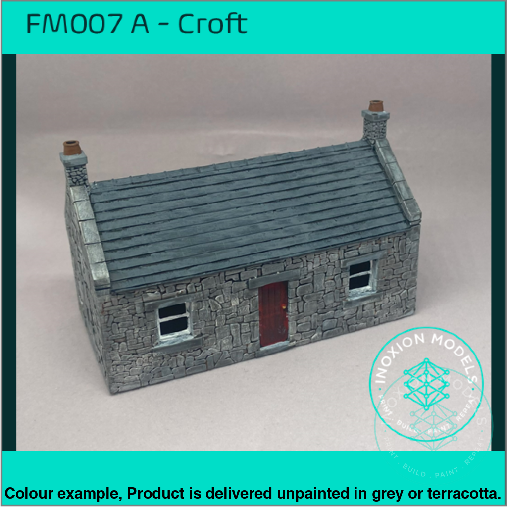 Fm007A – Croft House Oo/Ho Scale Oo Building