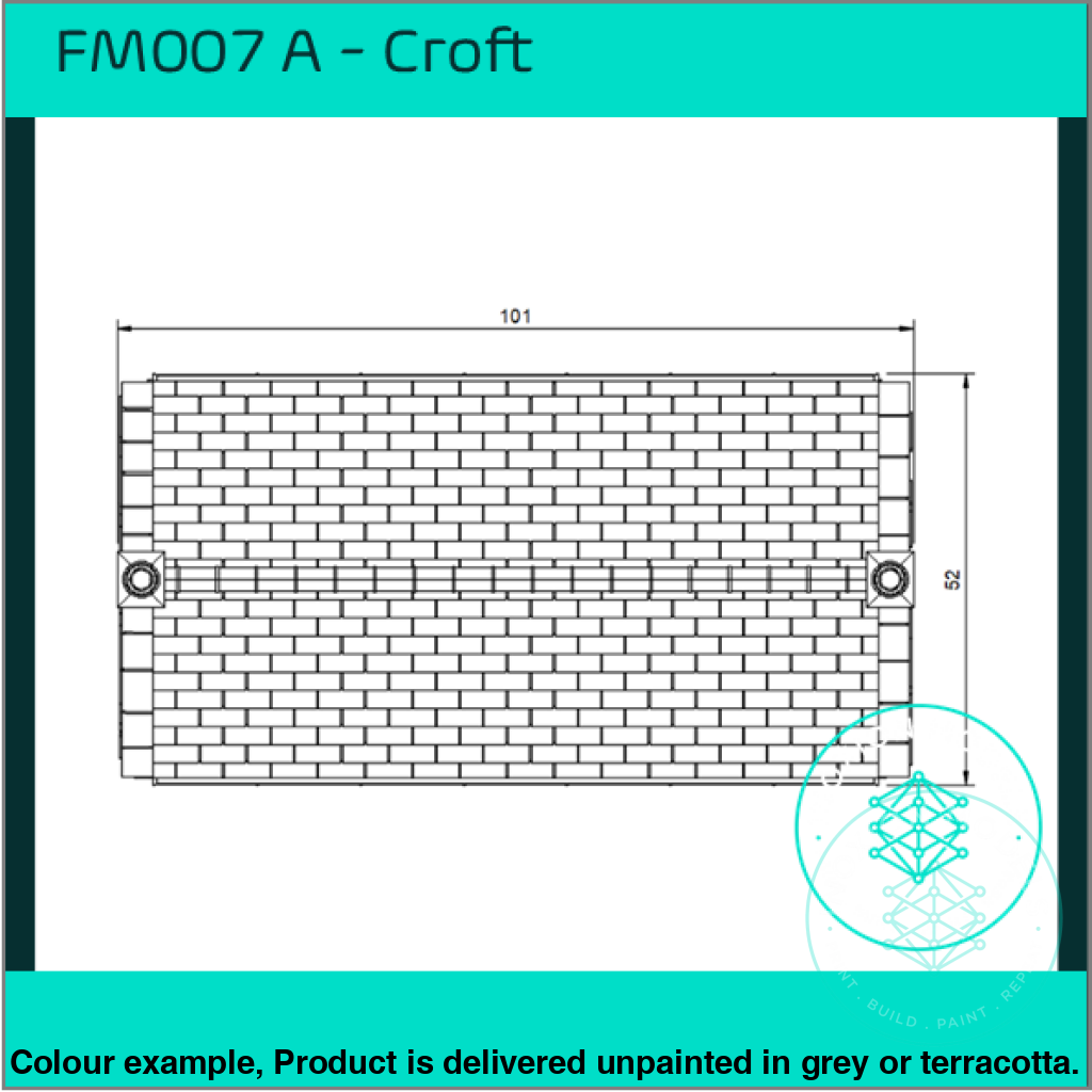 Fm007A – Croft House Oo/Ho Scale Oo Building