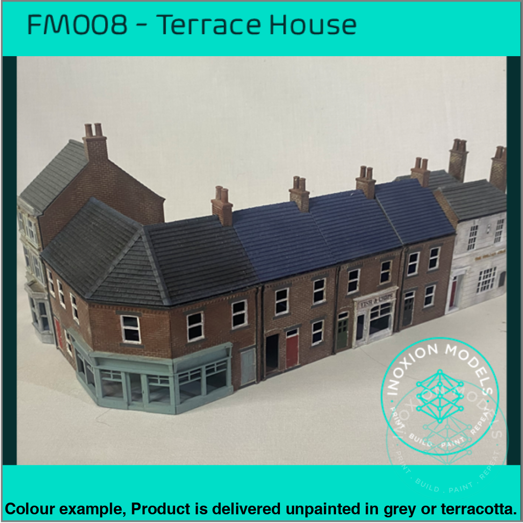 Fm008A – Terrace House W Close Oo/Ho Scale Oo Building