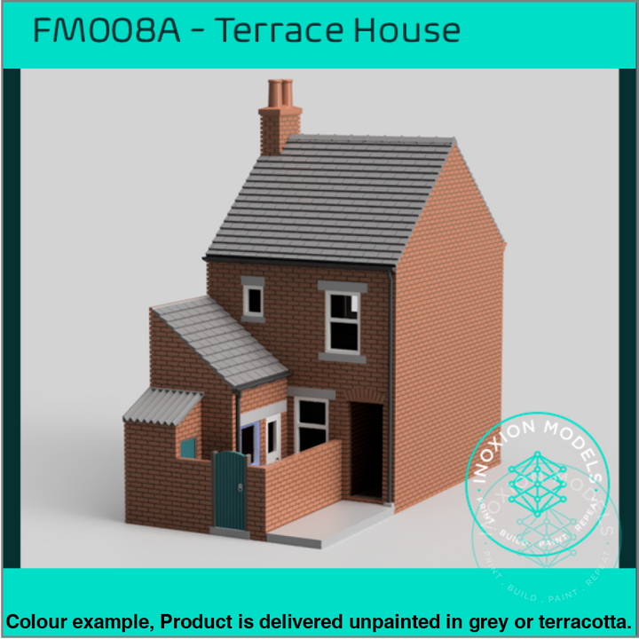 Fm008A – Terrace House W Close Oo/Ho Scale Oo Building