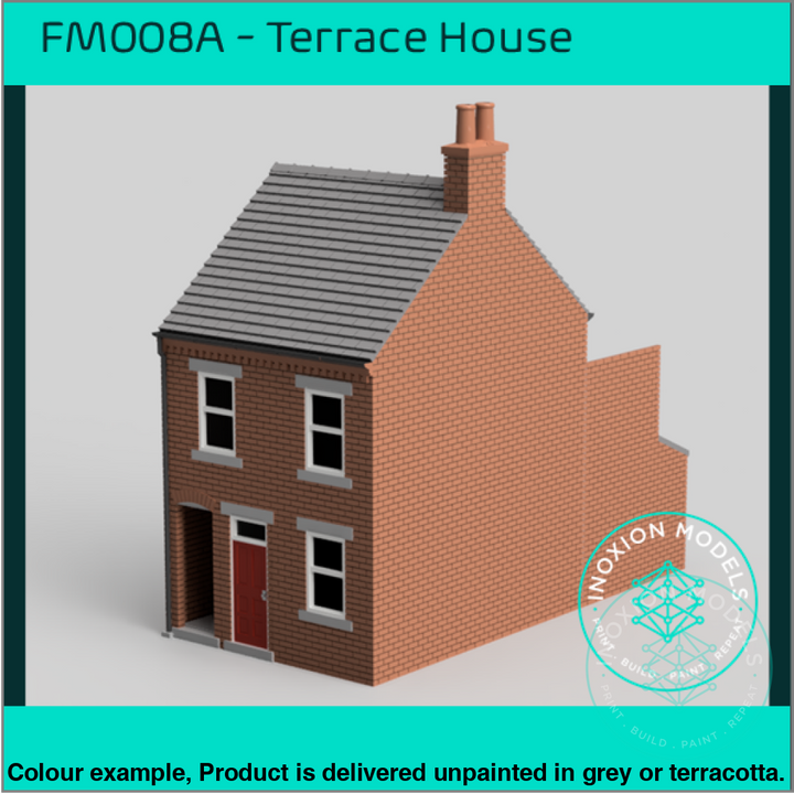 Fm008A – Terrace House W Close Oo/Ho Scale Oo Building