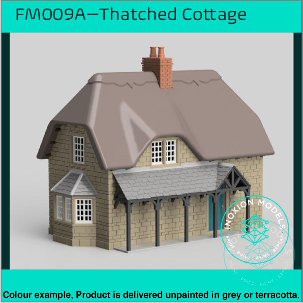 Fm009A – Thatched Cottage Oo/Ho Scale Oo Building