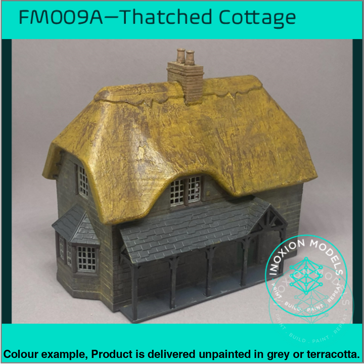 Fm009A – Thatched Cottage Oo/Ho Scale Oo Building