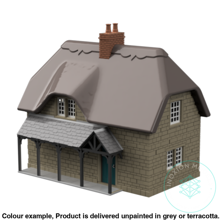 Fm009A – Thatched Cottage Oo/Ho Scale Oo Building