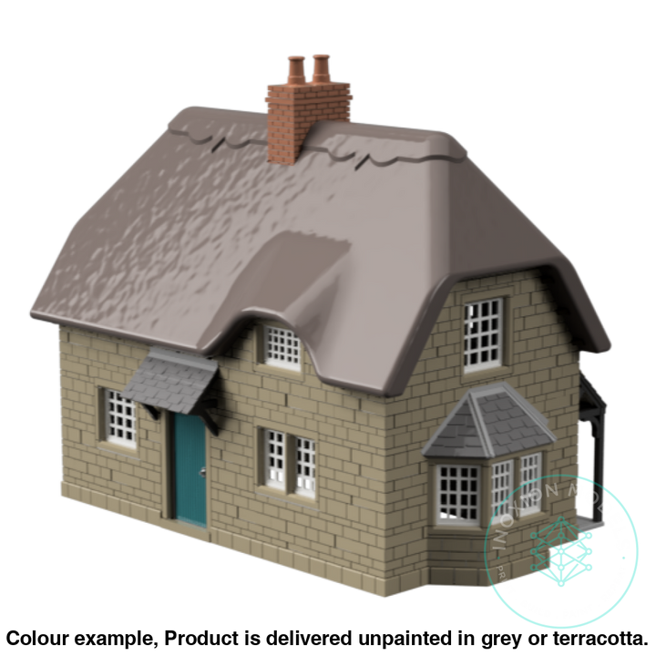 Fm009A – Thatched Cottage Oo/Ho Scale Oo Building