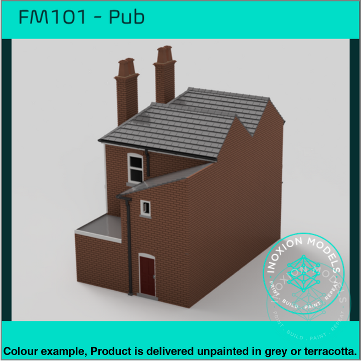 Fm101 – Pub/Hotel Oo/Ho Scale Oo Building