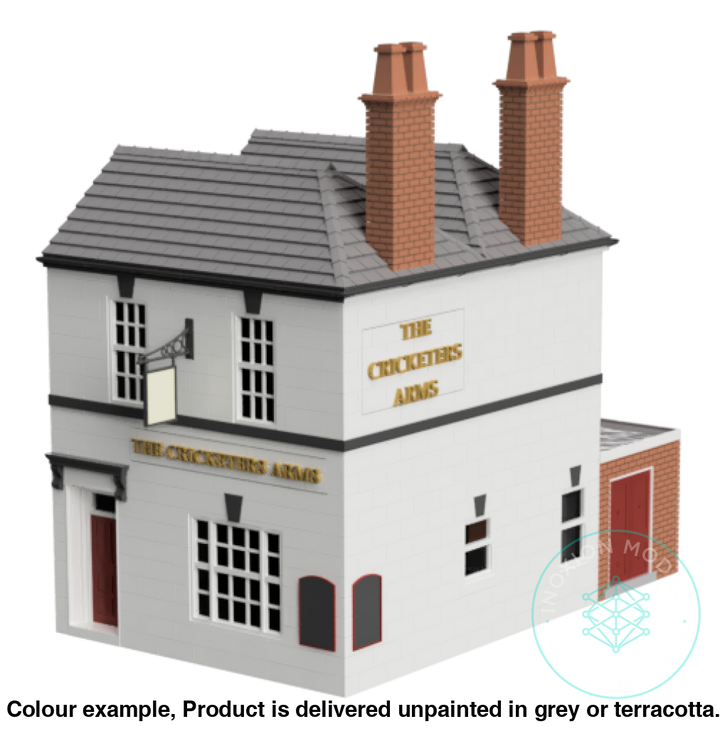 Fm101 – Pub/Hotel Oo/Ho Scale Oo Building