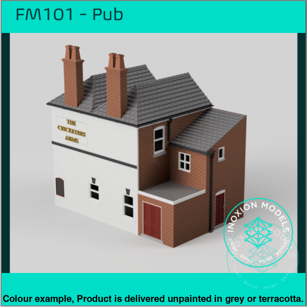 Fm101 – Pub/Hotel Oo/Ho Scale Oo Building