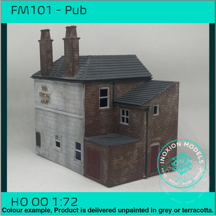 Fm101 – Pub/Hotel Oo/Ho Scale Oo Building