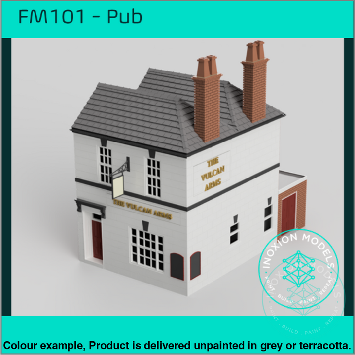 Fm101 – Pub/Hotel Oo/Ho Scale Oo Building