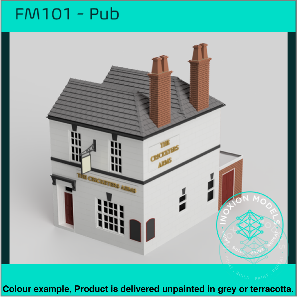 Fm101 – Pub/Hotel Oo/Ho Scale Oo Building