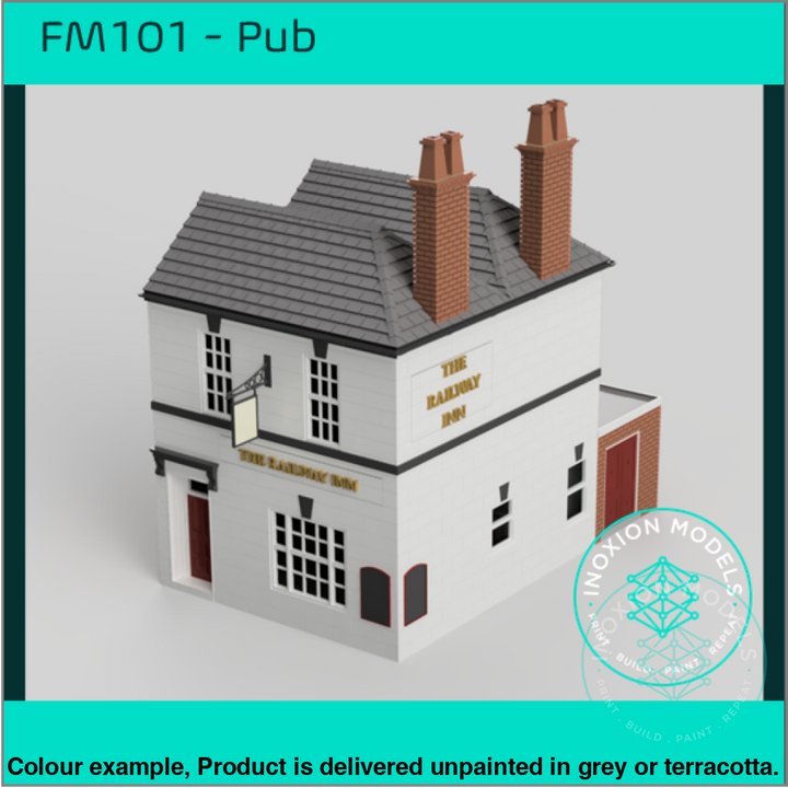 Fm101 – Pub/Hotel Oo/Ho Scale Oo Building