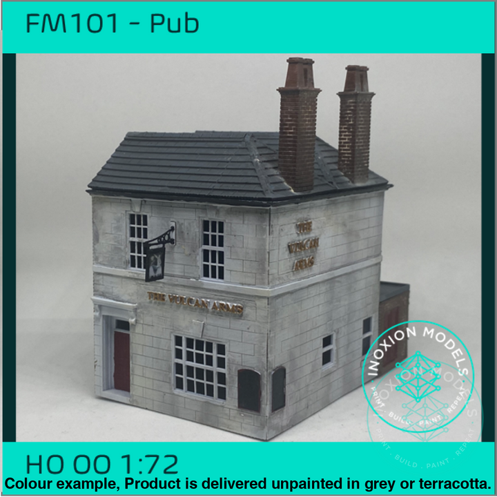 Fm101 – Pub/Hotel Oo/Ho Scale Oo Building