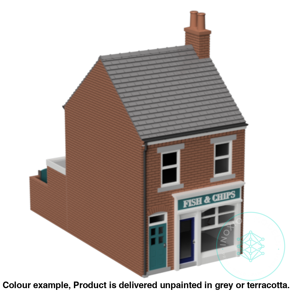 Fm102A – Terrace Shop Oo/Ho Scale Oo Building