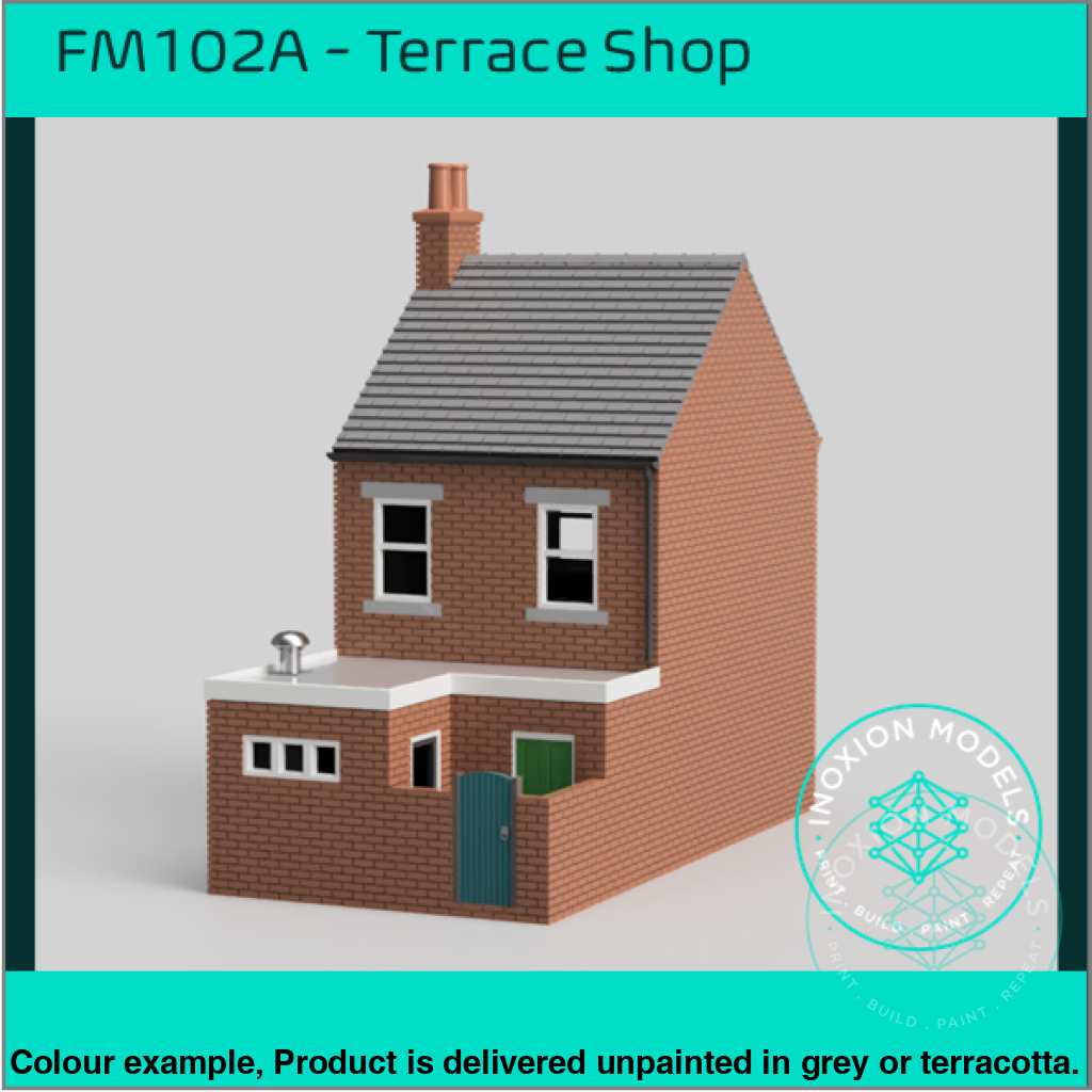 Fm102A – Terrace Shop Oo/Ho Scale Oo Building