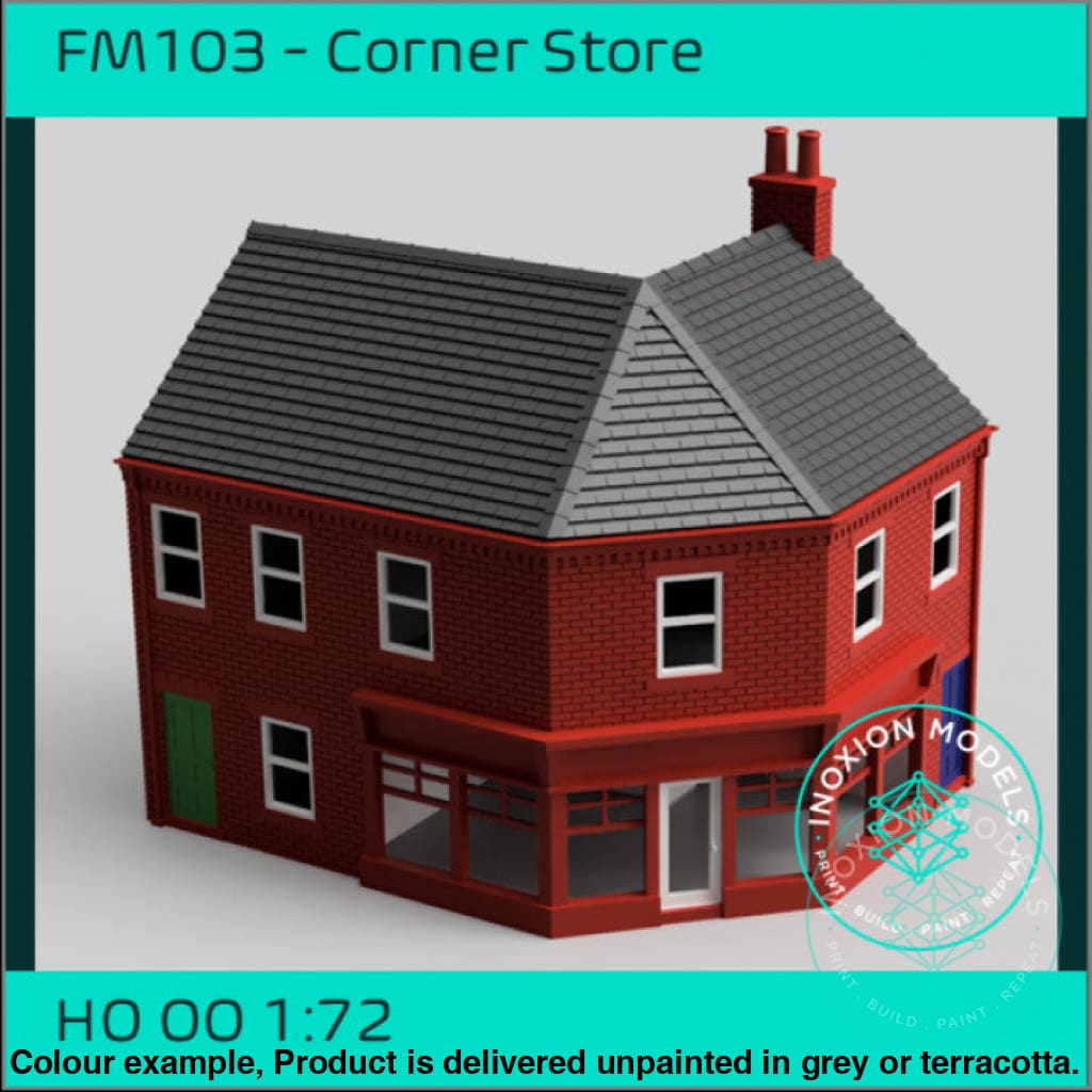 Fm103 – Corner Store Oo/Ho Scale Oo Building