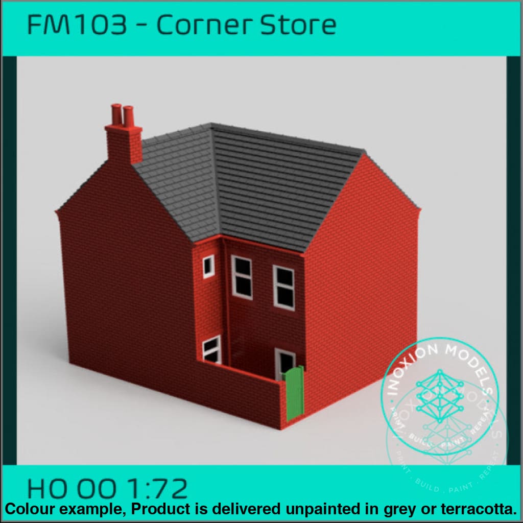 Fm103 – Corner Store Oo/Ho Scale Oo Building