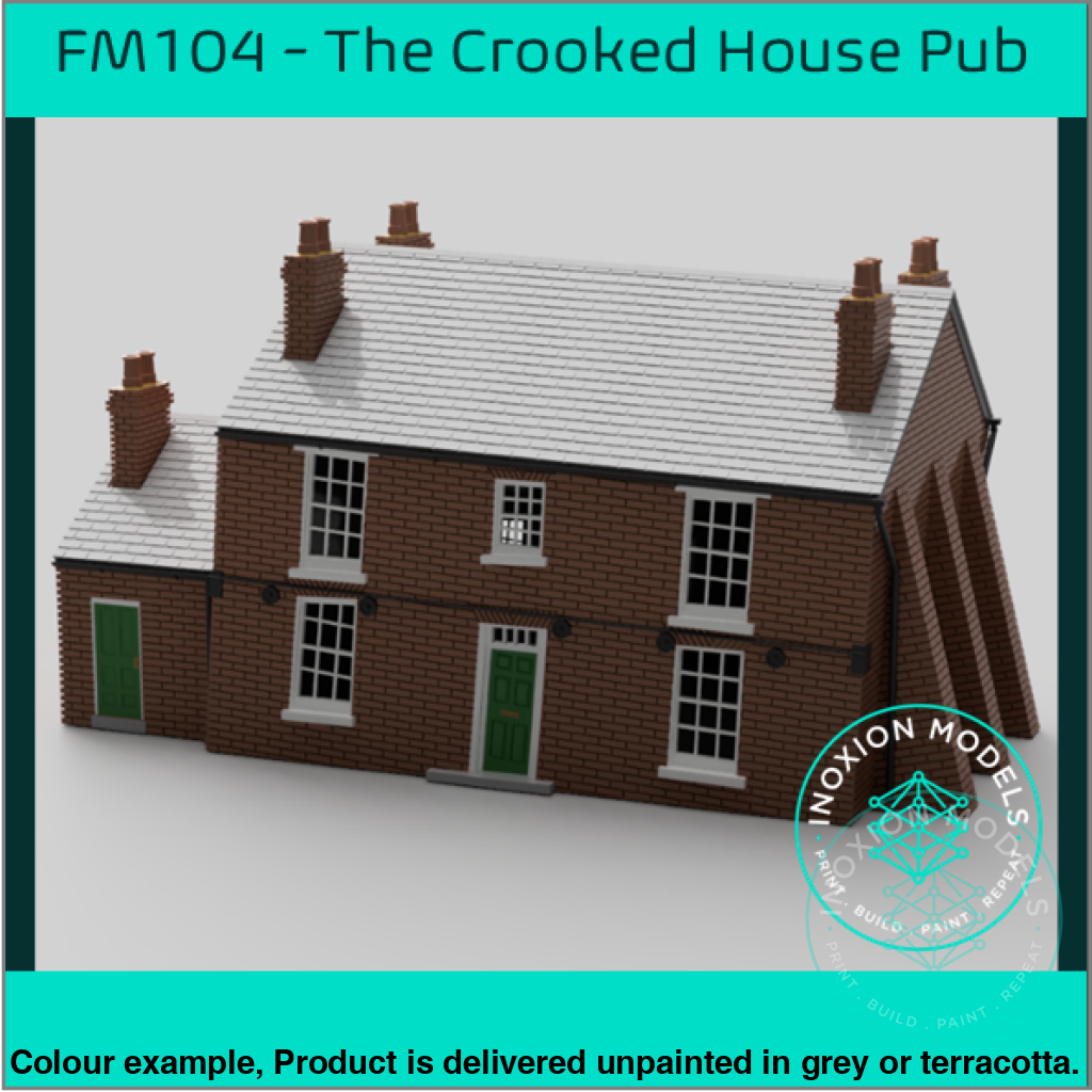 Fm104 – The Crooked House Pub Oo/Ho Scale Oo Building