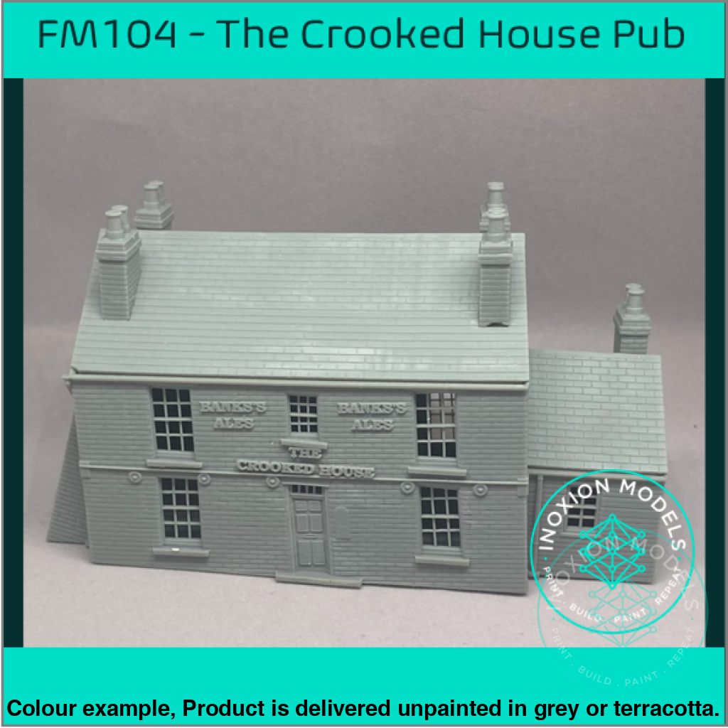 Fm104 – The Crooked House Pub Oo/Ho Scale Oo Building