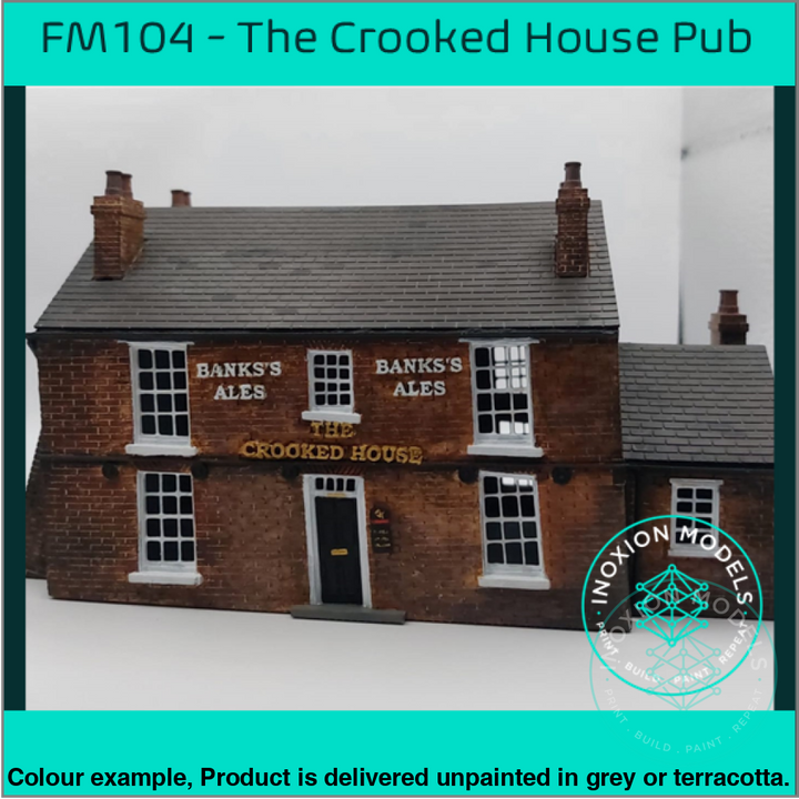 Fm104 – The Crooked House Pub Oo/Ho Scale Oo Building