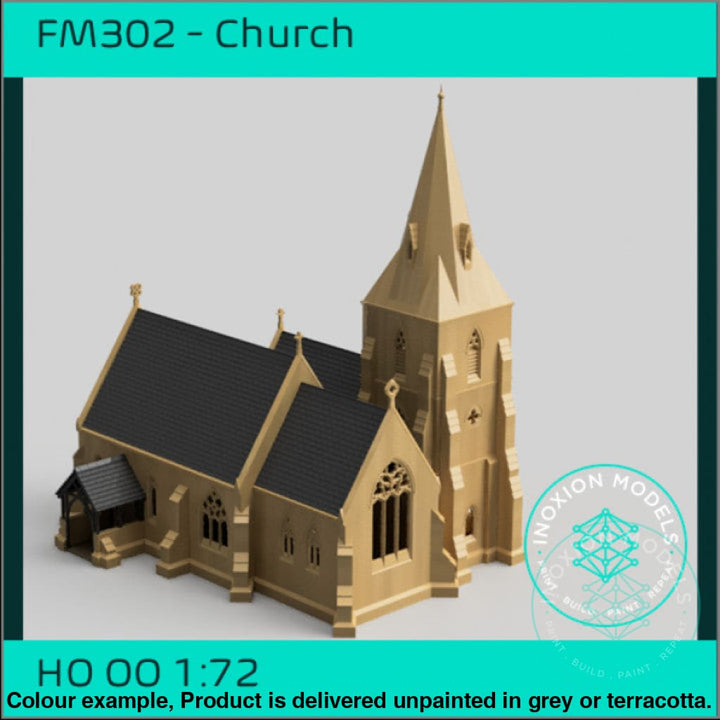 Fm302 – Church Oo/Ho Scale Oo Building