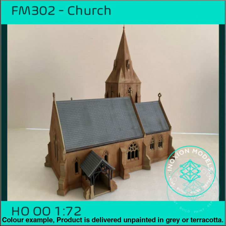 Fm302 – Church Oo/Ho Scale Oo Building