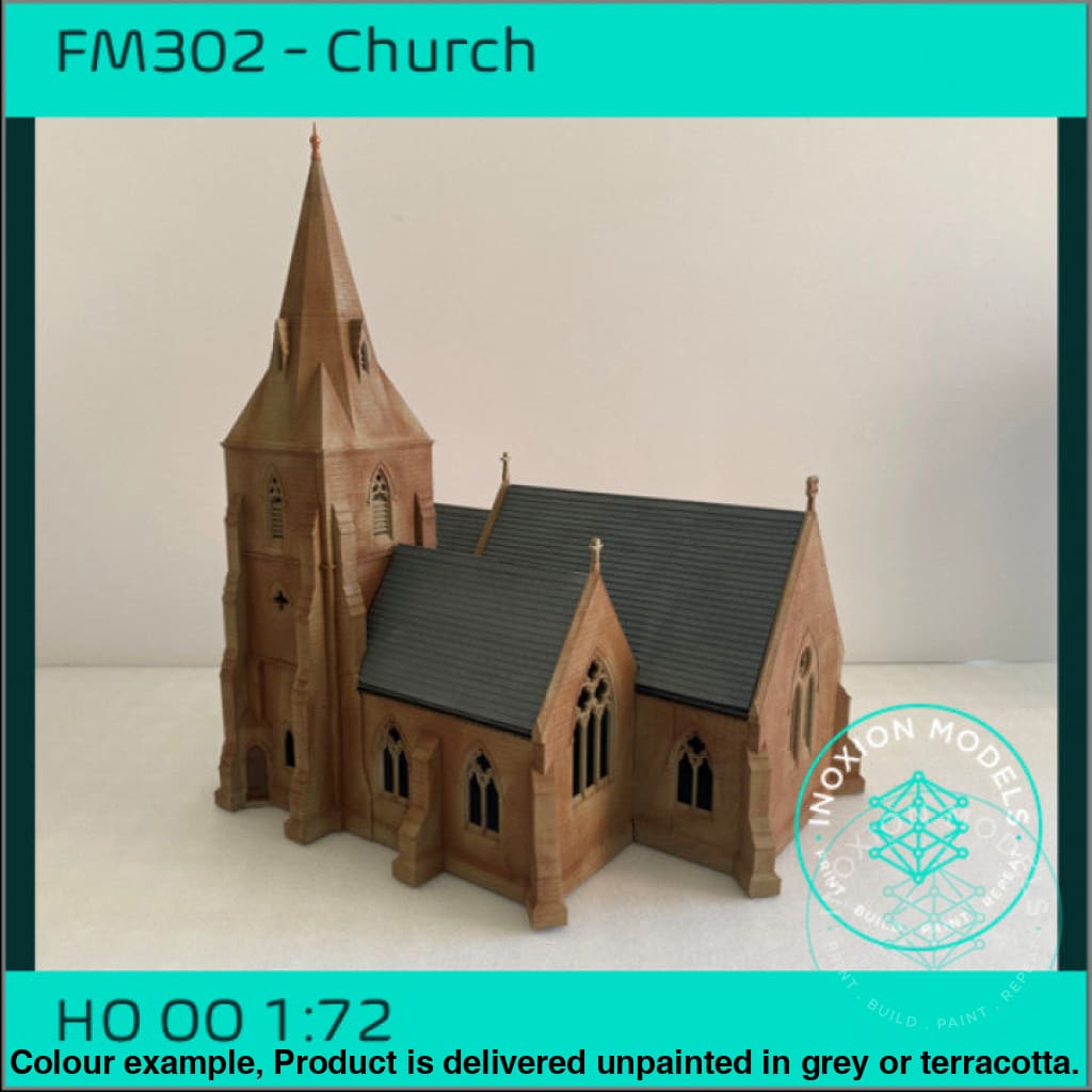 Fm302 – Church Oo/Ho Scale Oo Building