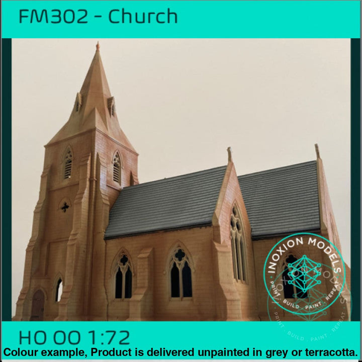 Fm302 – Church Oo/Ho Scale Oo Building