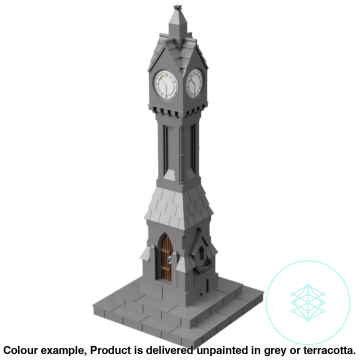 Fm303 – English Town Clock Oo/Ho Scale Oo Building