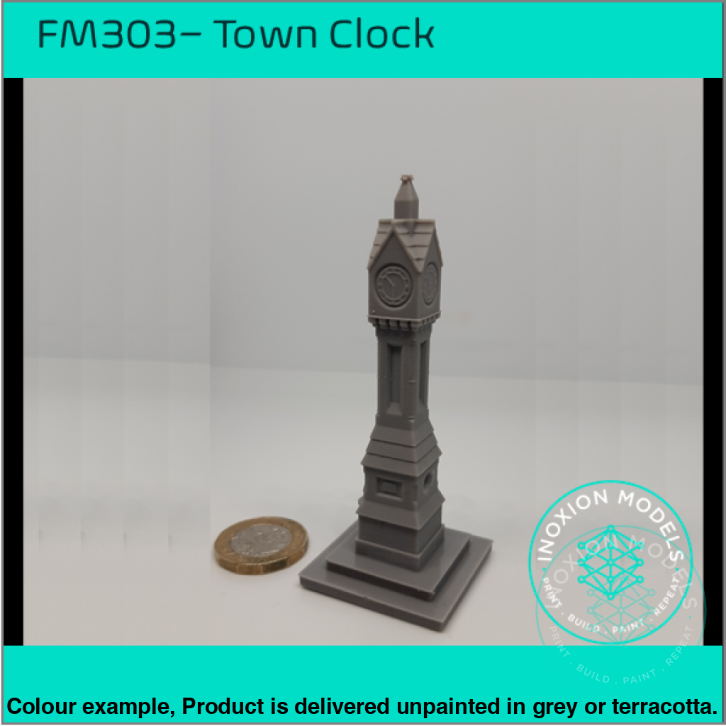 Fm303 – English Town Clock Oo/Ho Scale Oo Building