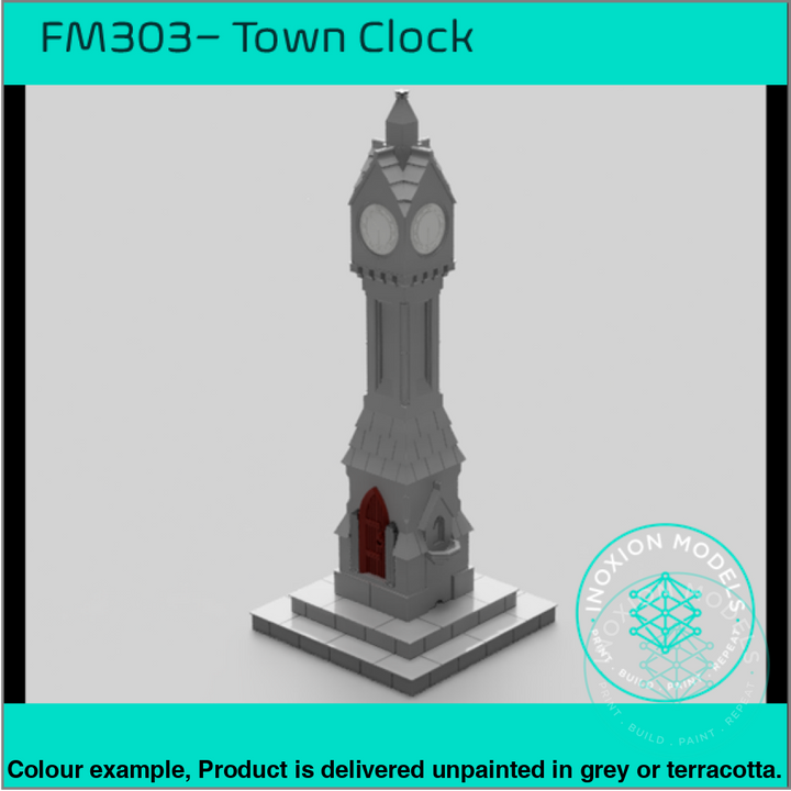 Fm303 – English Town Clock Oo/Ho Scale Oo Building