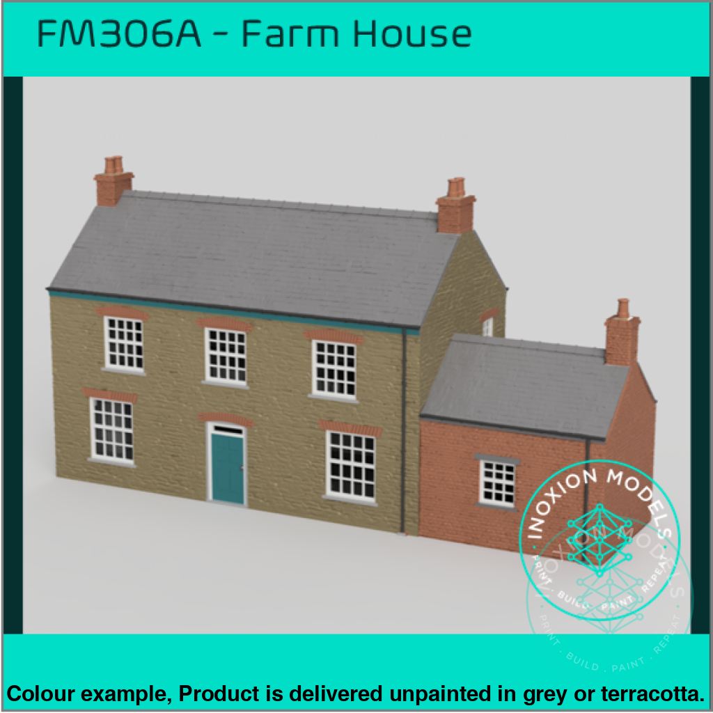 Fm306A – Farm House Oo/Ho Scale Oo Building