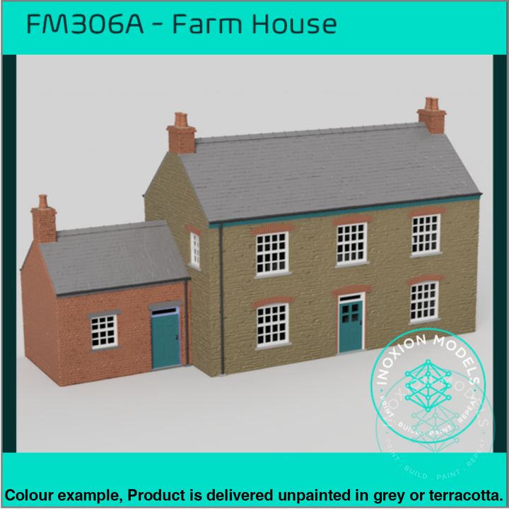 Fm306A – Farm House Oo/Ho Scale Oo Building