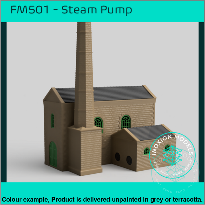 Fm501 – Steam Pump House Oo/Ho Scale Oo Building