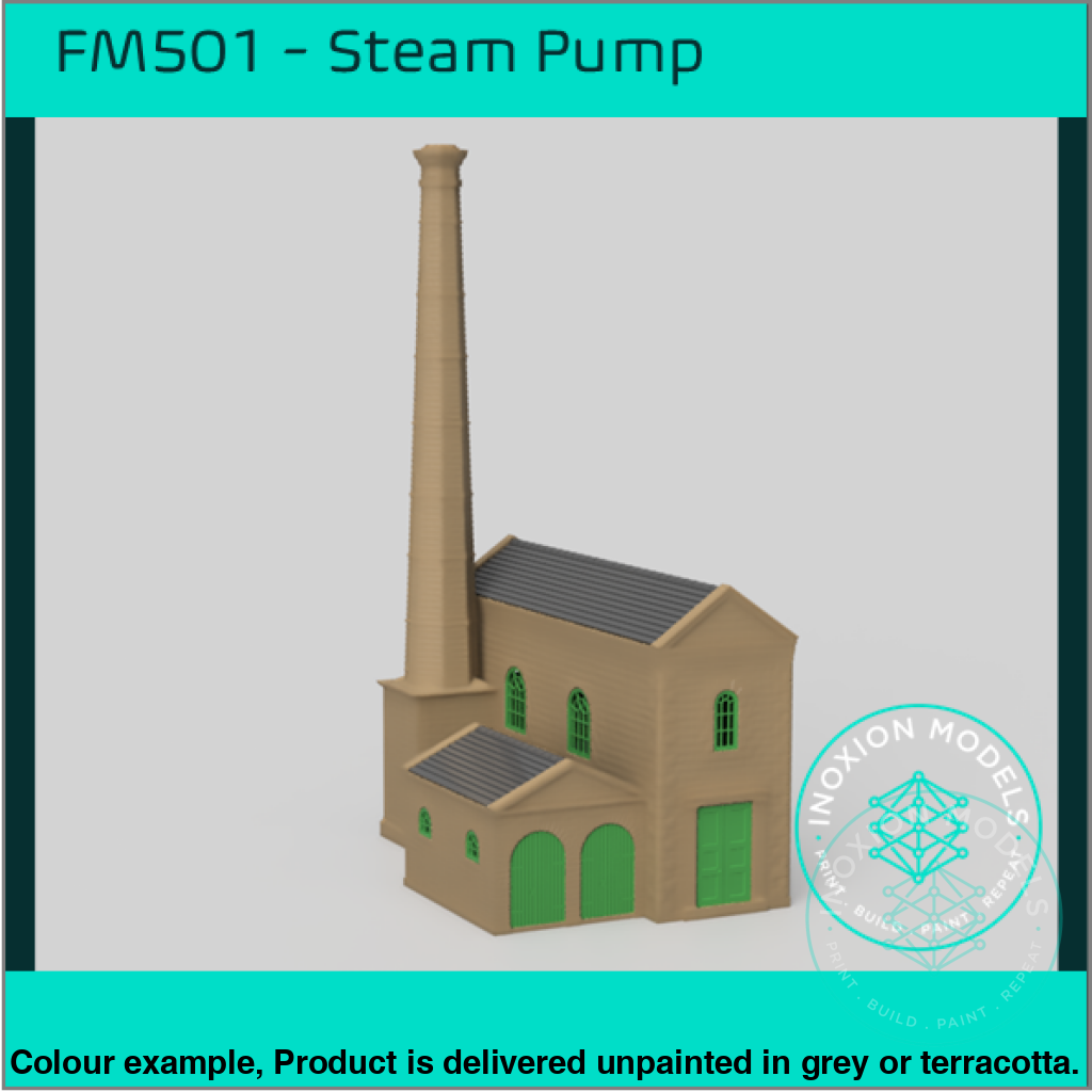 Fm501 – Steam Pump House Oo/Ho Scale Oo Building