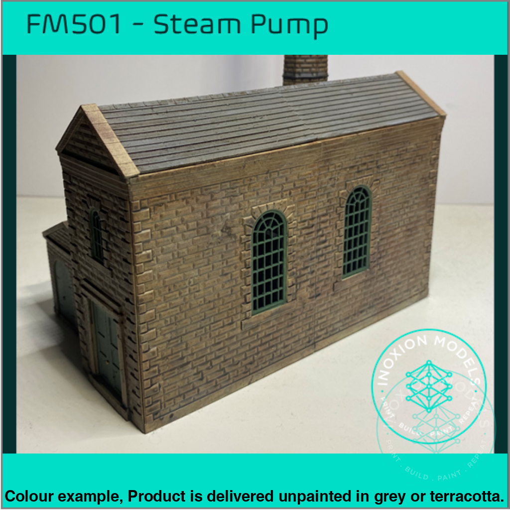 Fm501 – Steam Pump House Oo/Ho Scale Oo Building