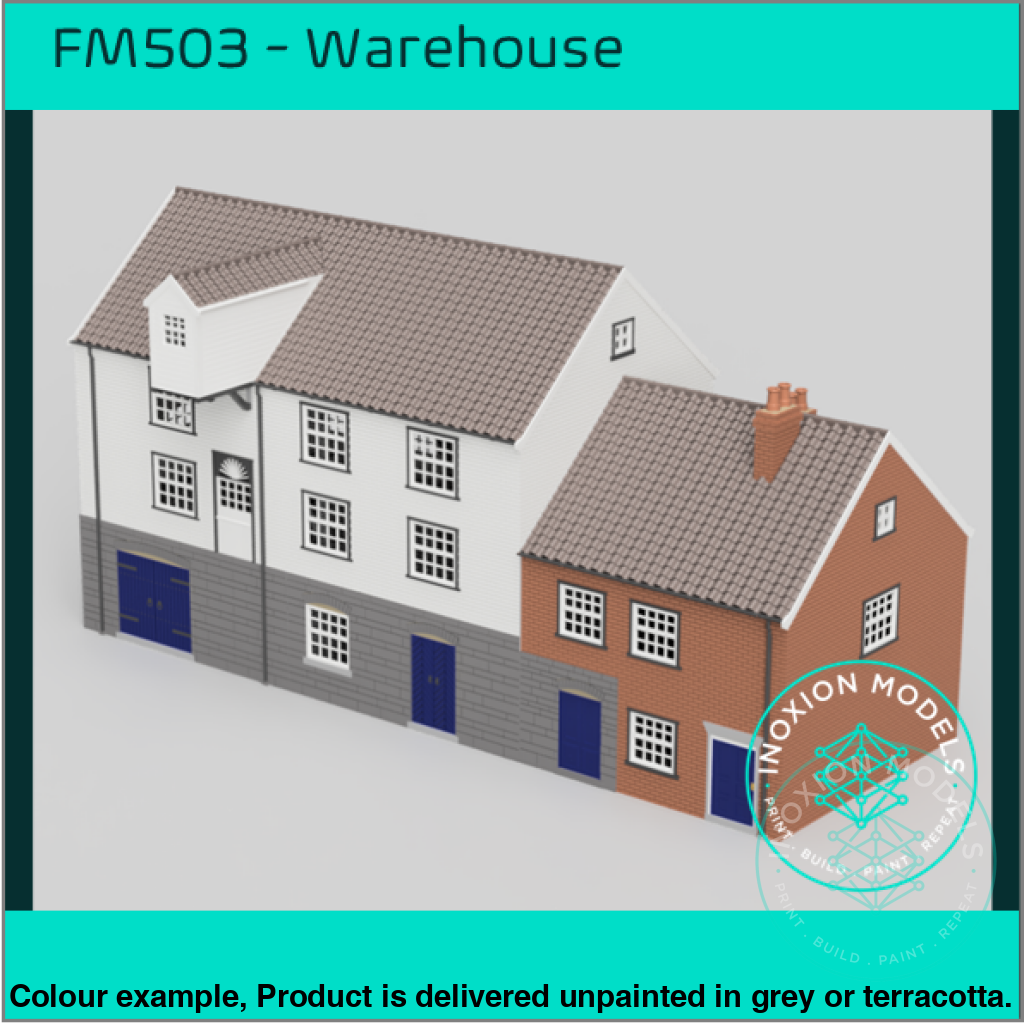 Fm503 – Canal Warehouse Oo/Ho Scale Oo Building