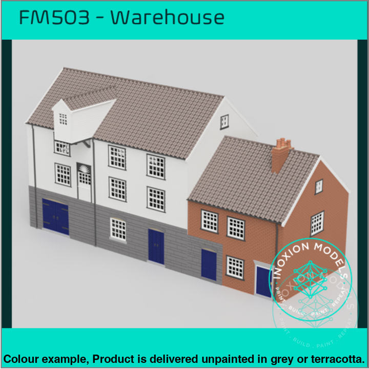 Fm503 – Canal Warehouse Oo/Ho Scale Oo Building