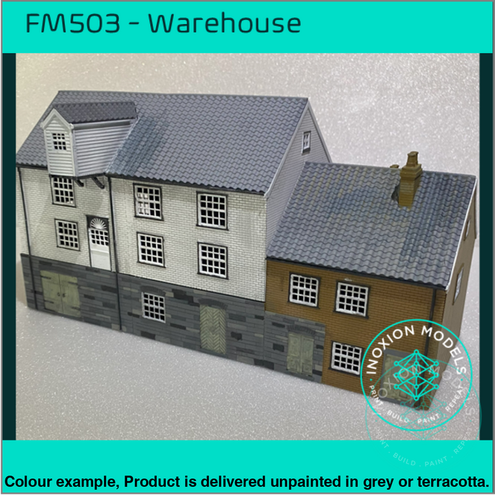 Fm503 – Canal Warehouse Oo/Ho Scale Oo Building