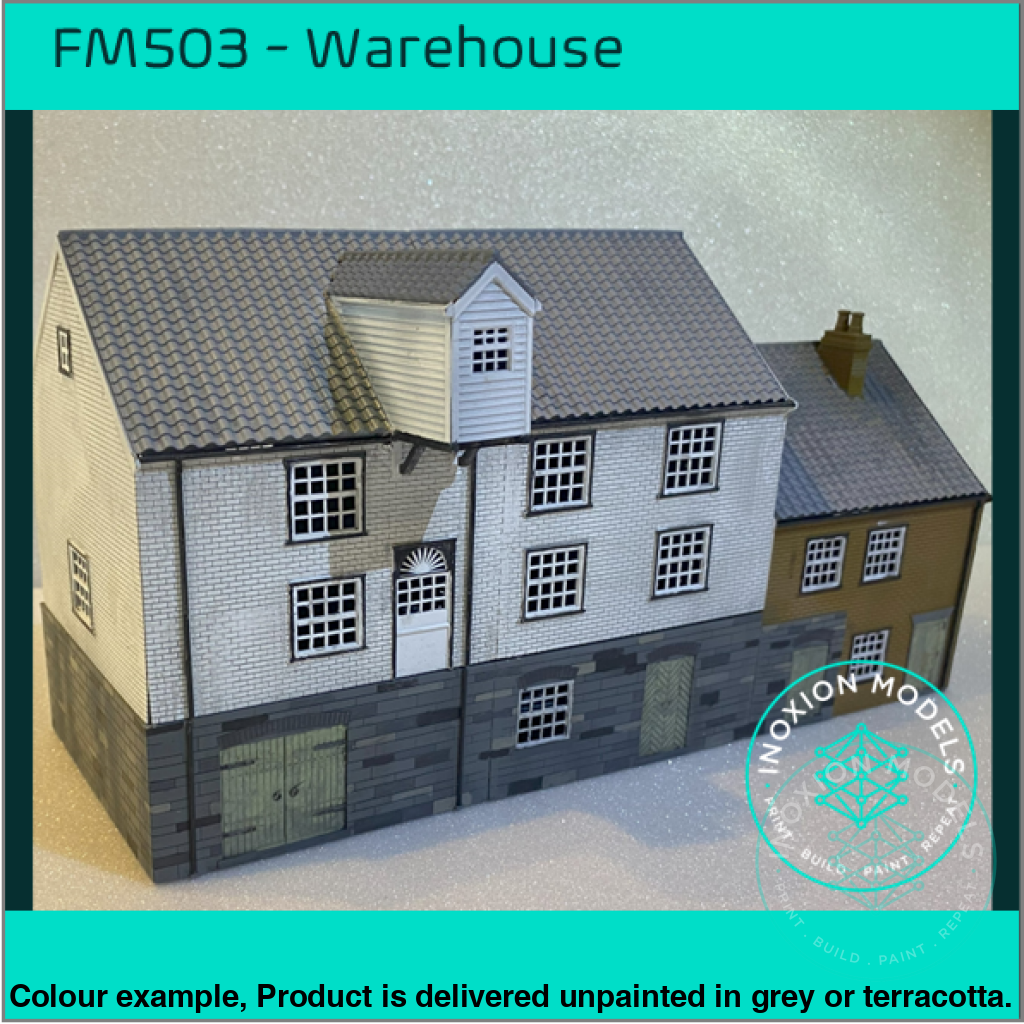 Fm503 – Canal Warehouse Oo/Ho Scale Oo Building