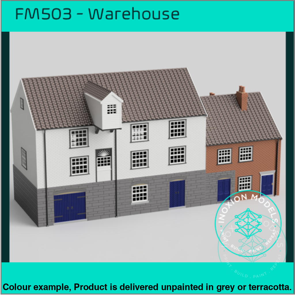 Fm503 – Canal Warehouse Oo/Ho Scale Oo Building