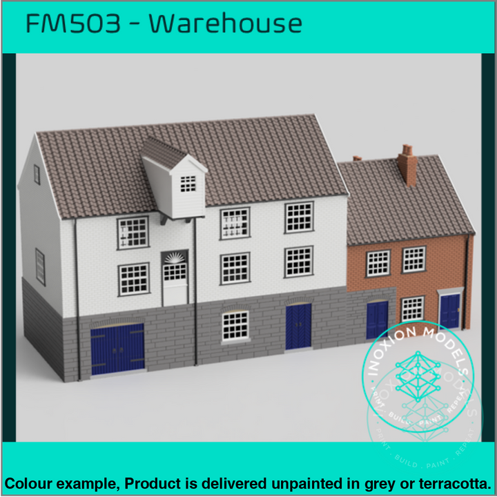 Fm503 – Canal Warehouse Oo/Ho Scale Oo Building