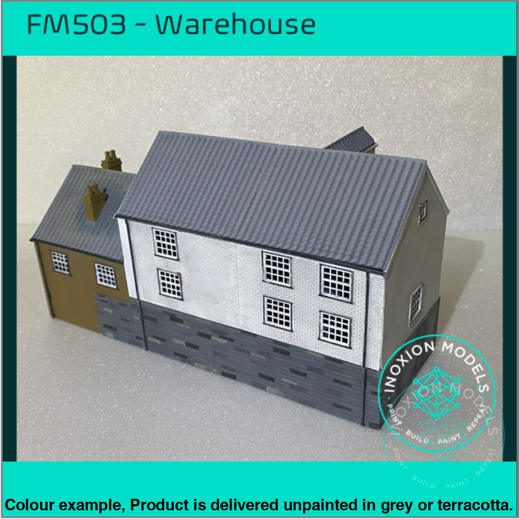 Fm503 – Canal Warehouse Oo/Ho Scale Oo Building