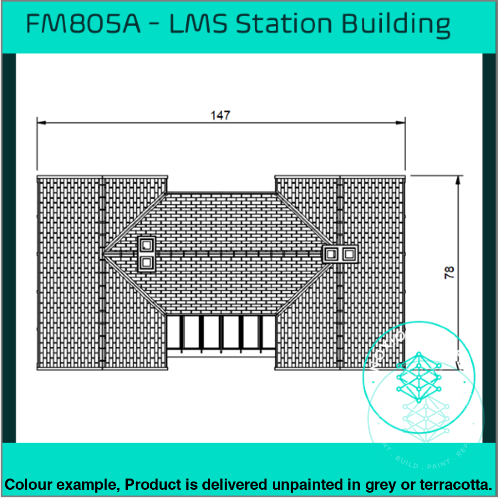 Fm805A – Lms Station Building Oo/Ho Scale Oo