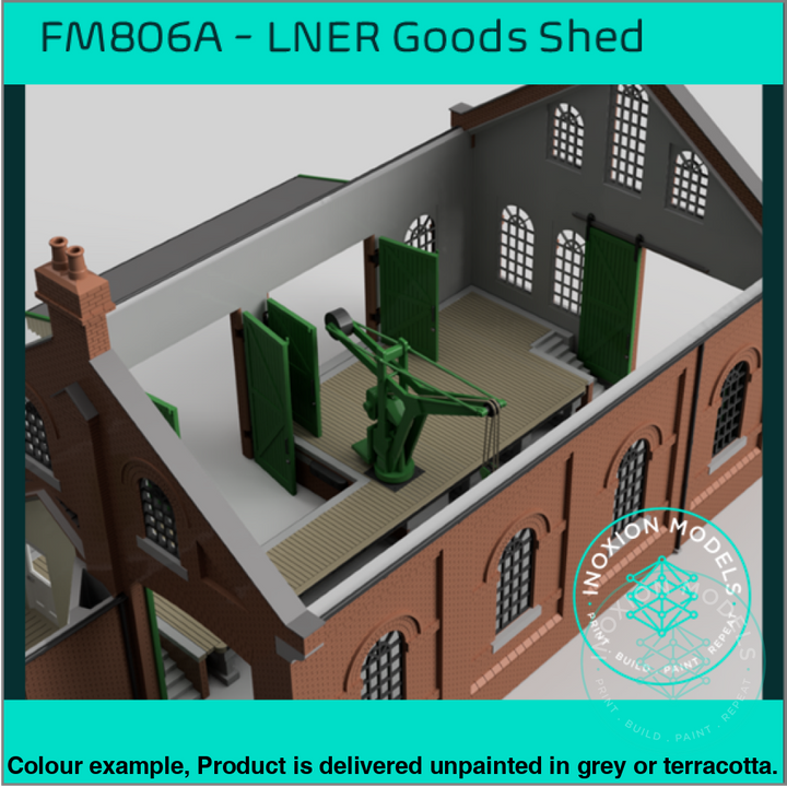 Fm806A – Lner Goods Shed Oo/Ho Scale Oo Building