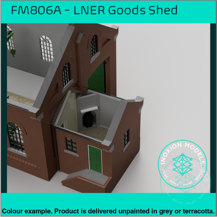 Fm806A – Lner Goods Shed Oo/Ho Scale Oo Building